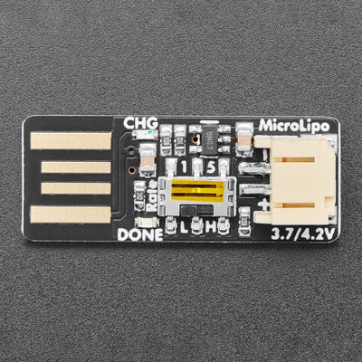 Adafruit Pro Trinket ADA2124 Zaino LiIon/LiPoly, Ricarica Integrata, Per Progetti Portable 3.3V O 5V