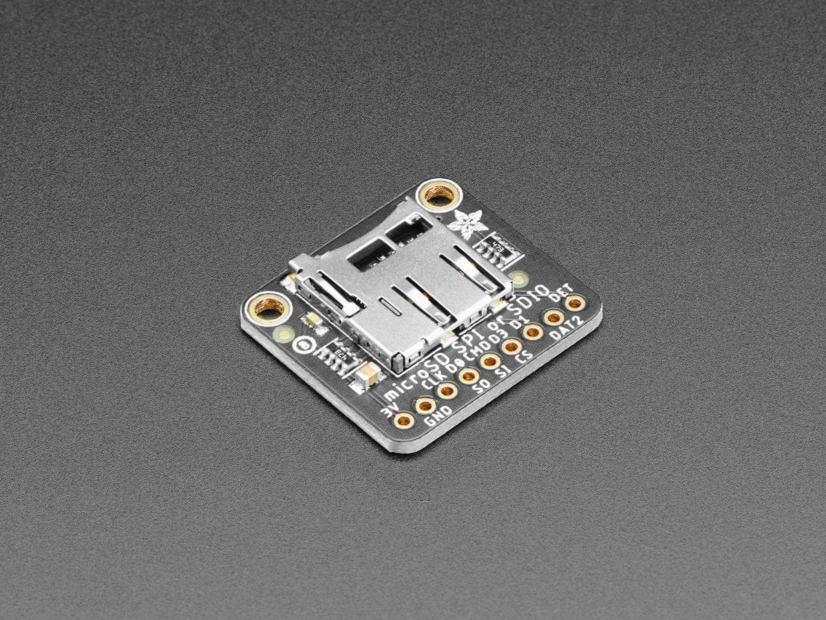 Adafruit Micro SD SPI or SDIO Card Breakout Board - 3V ONLY! - The Pi Hut