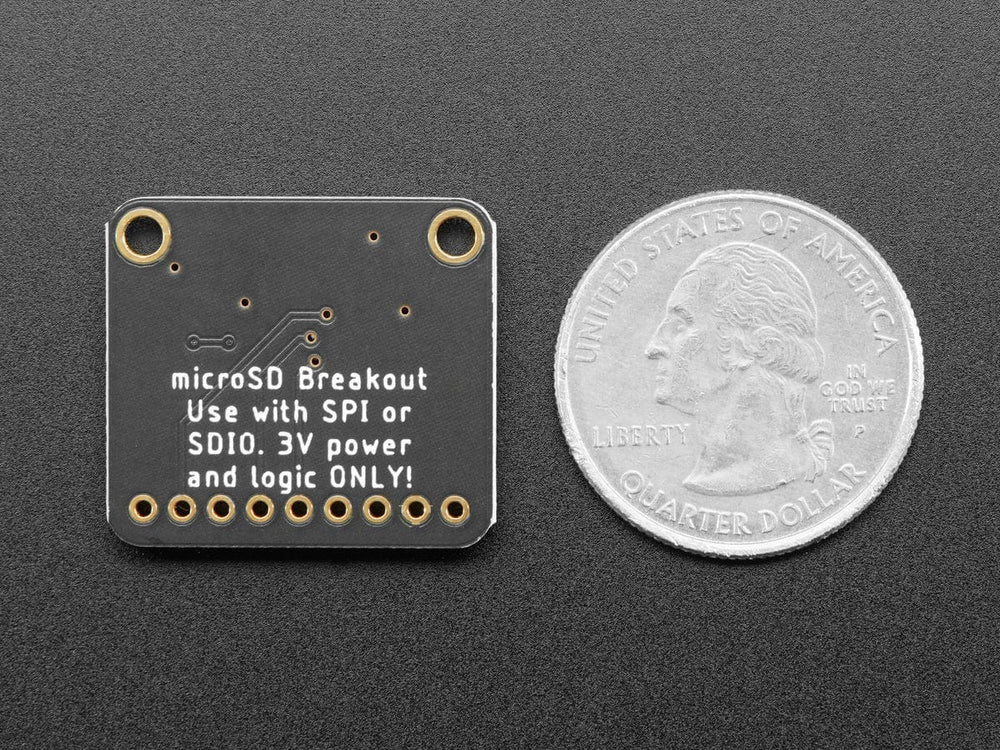 Adafruit Micro SD SPI or SDIO Card Breakout Board - 3V ONLY! - The Pi Hut