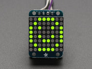 Adafruit Mini 0.8" 8x8 LED Matrix w/I2C Backpack - Yellow-Green - The Pi Hut