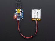 Adafruit Mini Lipo w/Mini-B USB Jack - USB LiIon/LiPoly charger - The Pi Hut