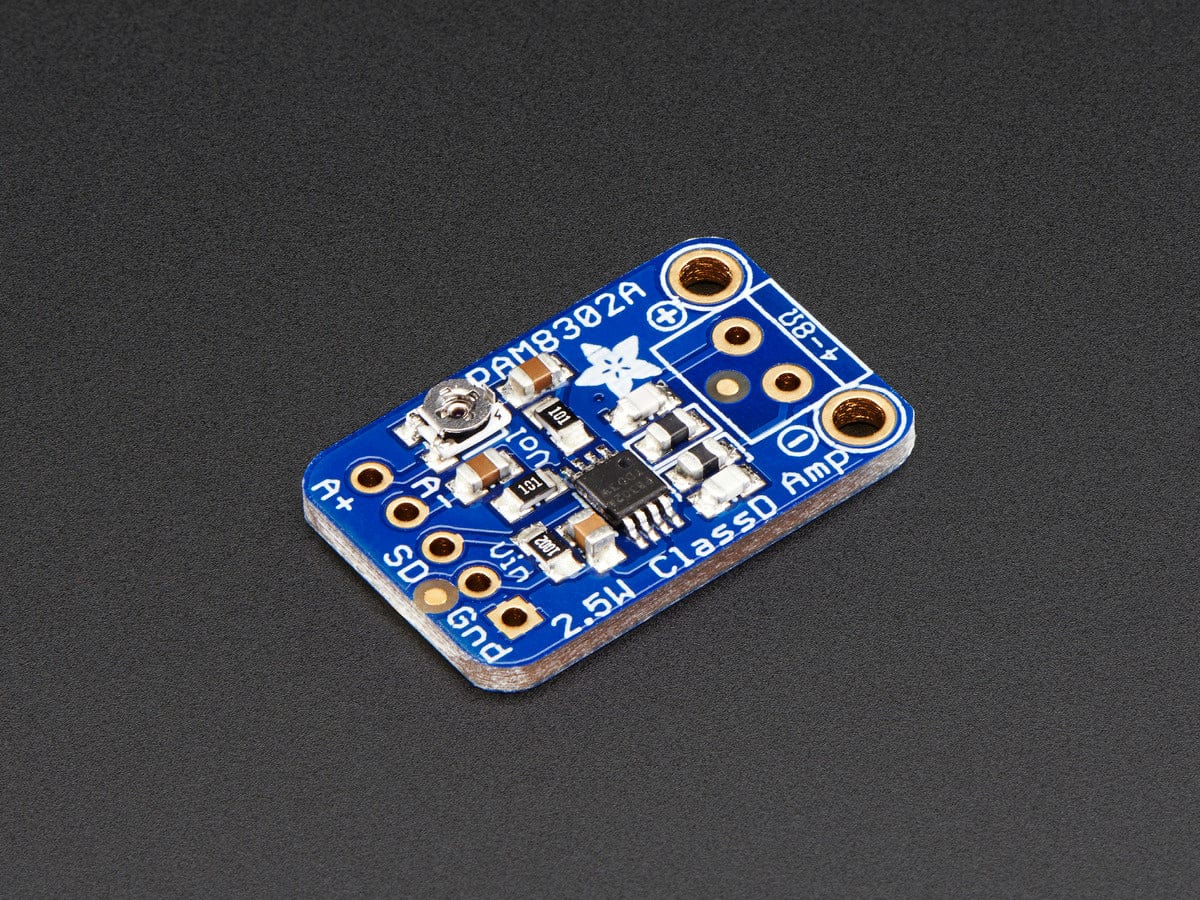 Adafruit Mono 2.5W Class D Audio Amplifier - PAM8302 - The Pi Hut