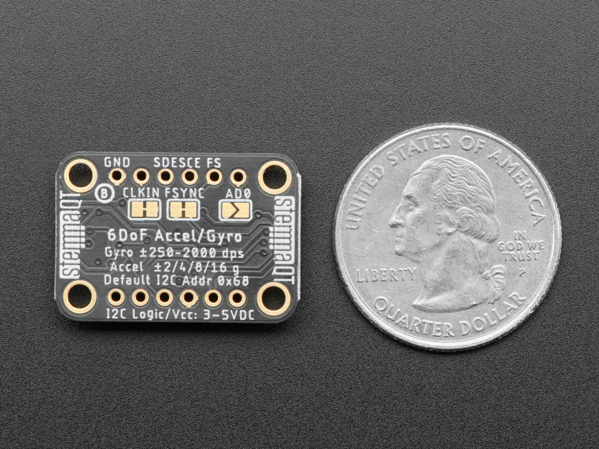 Adafruit MPU-6050 6-DoF Accel and Gyro Sensor - STEMMA QT Qwiic - The Pi Hut