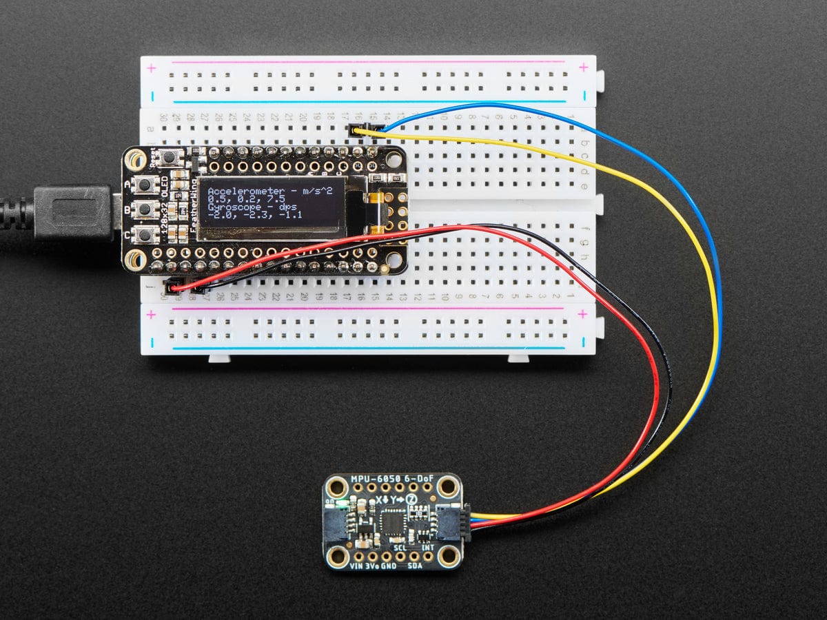 Adafruit MPU-6050 6-DoF Accel and Gyro Sensor - STEMMA QT Qwiic - The Pi Hut