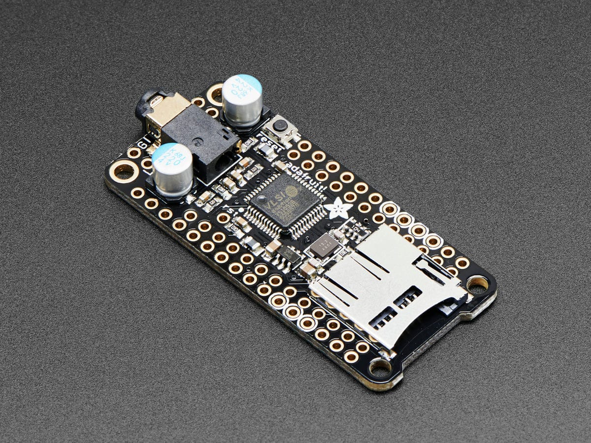 Adafruit Music Maker FeatherWing - MP3 OGG WAV MIDI Synth Player - The Pi Hut