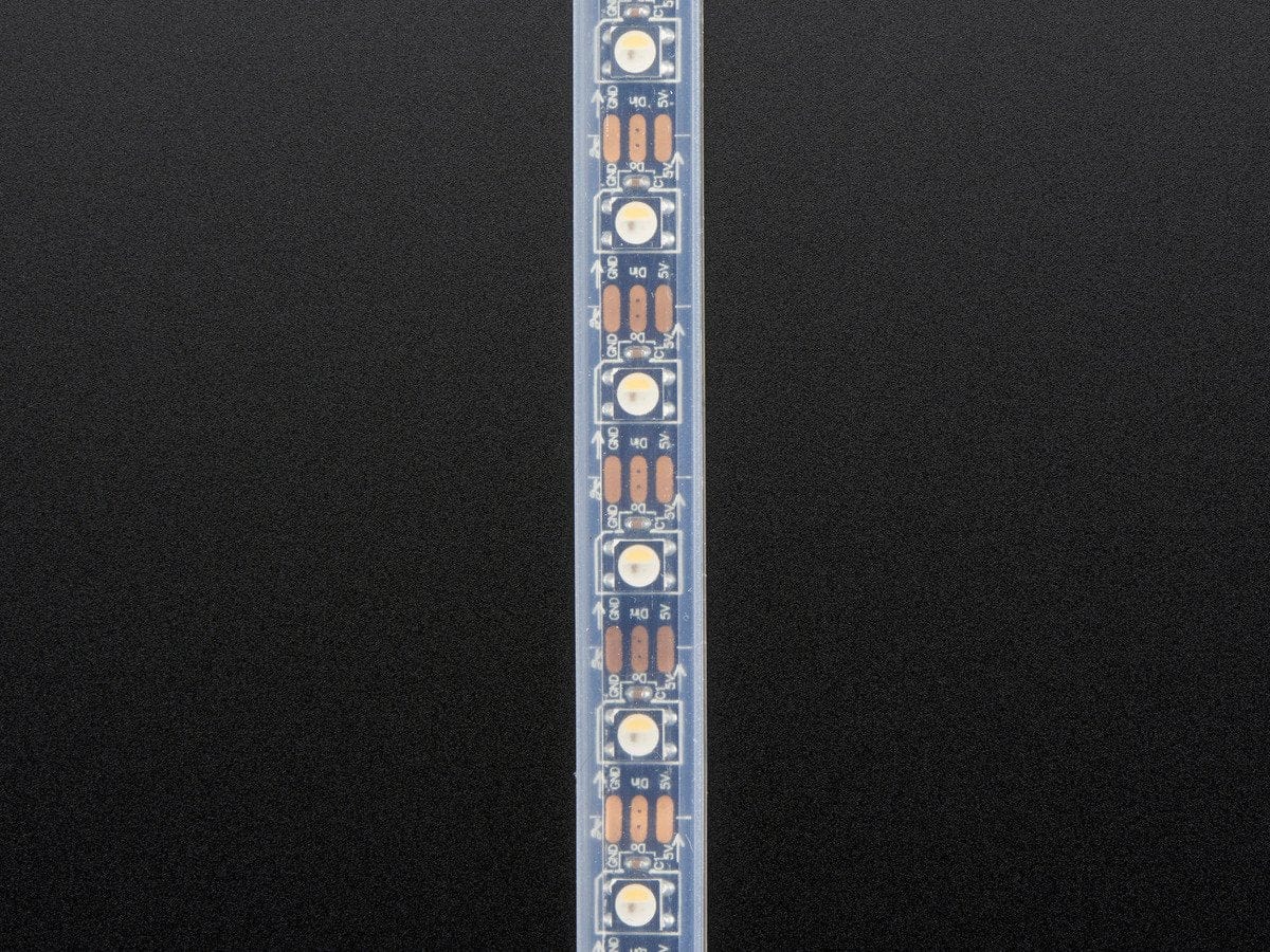 Adafruit NeoPixel Digital RGBW LED Strip - Black PCB 60 LED/m - The Pi Hut