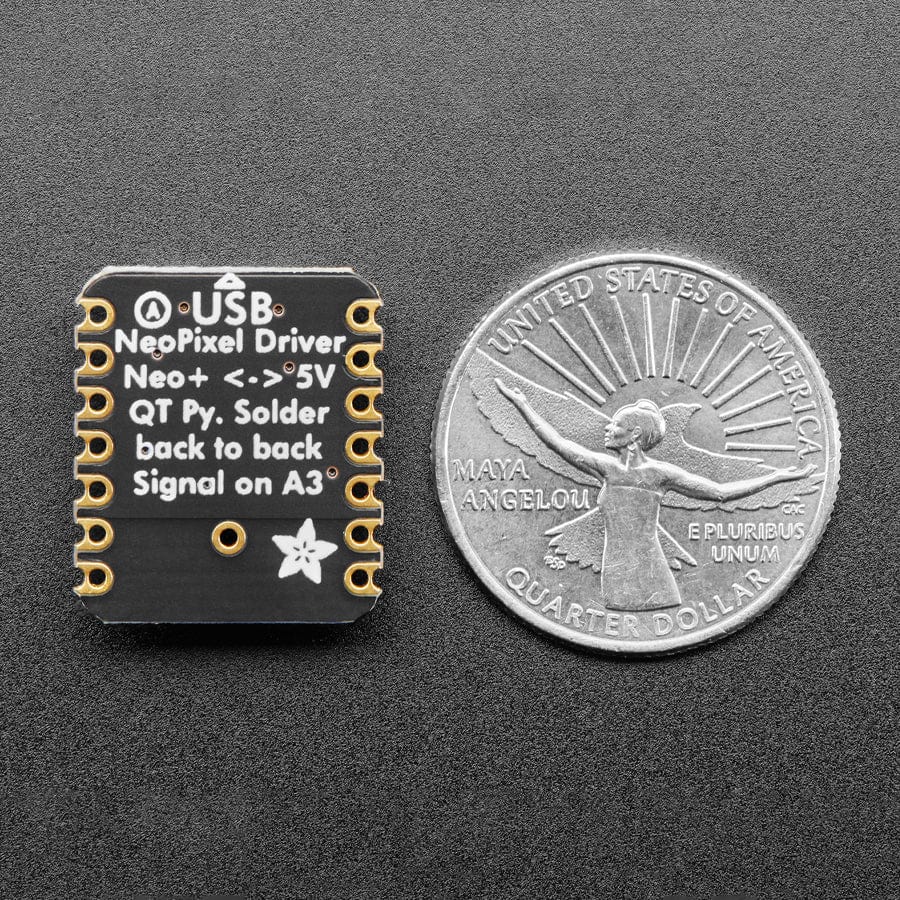 Adafruit NeoPixel Driver BFF Add-On for QT Py and Xiao - The Pi Hut