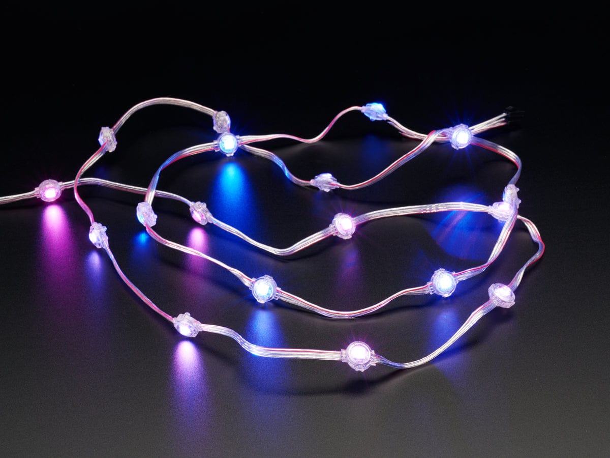 Adafruit NeoPixel LED Dots Strand - 20 LED 4" Pitch - The Pi Hut