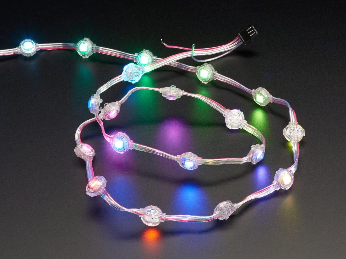 Adafruit NeoPixel LED Dots Strand - 20 LEDs at 2" Pitch - The Pi Hut