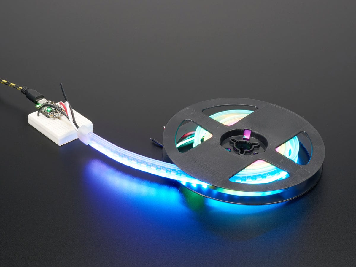 Adafruit NeoPixel LED Side Light Strip - Black 120 LED - The Pi Hut