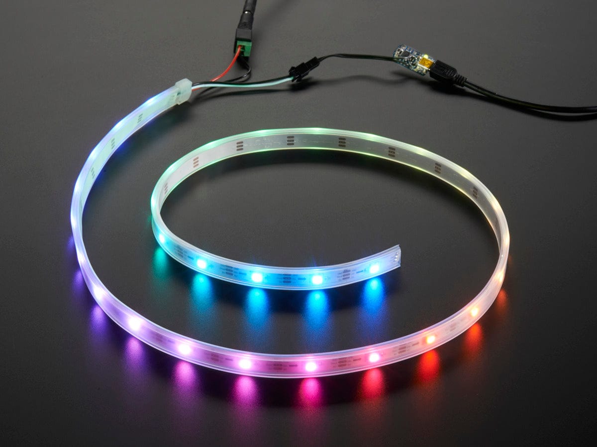 Adafruit NeoPixel LED Strip Starter Pack - 30 LED meter - White - The Pi Hut