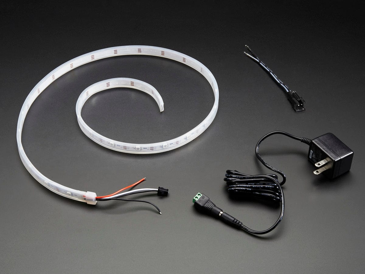 Adafruit NeoPixel LED Strip Starter Pack - 30 LED meter - White - The Pi Hut