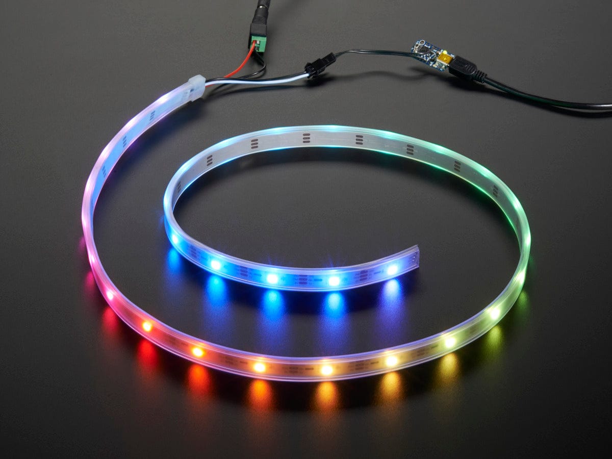 Adafruit NeoPixel LED Strip Starter Pack - 30 LED meter - White - The Pi Hut