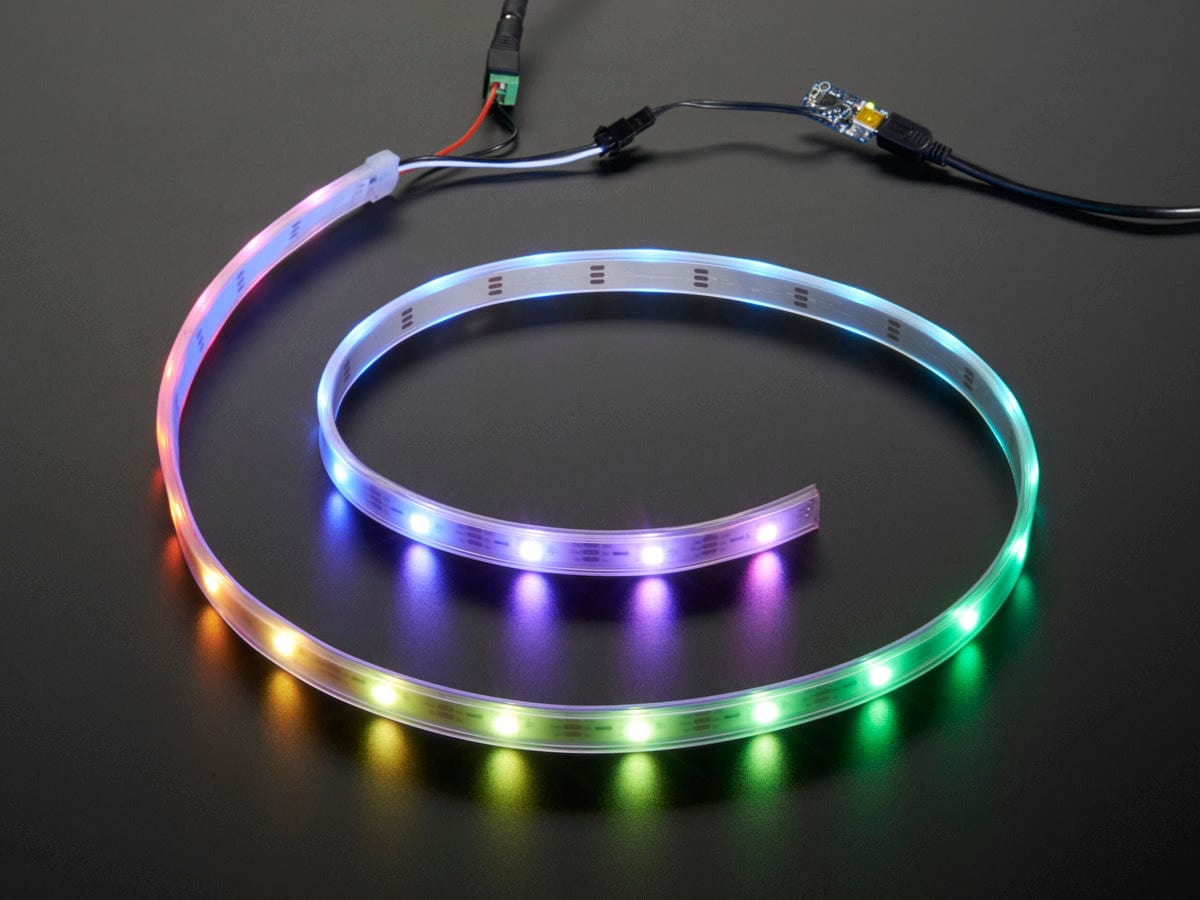 Adafruit NeoPixel LED Strip Starter Pack - 30 LED meter - White - The Pi Hut