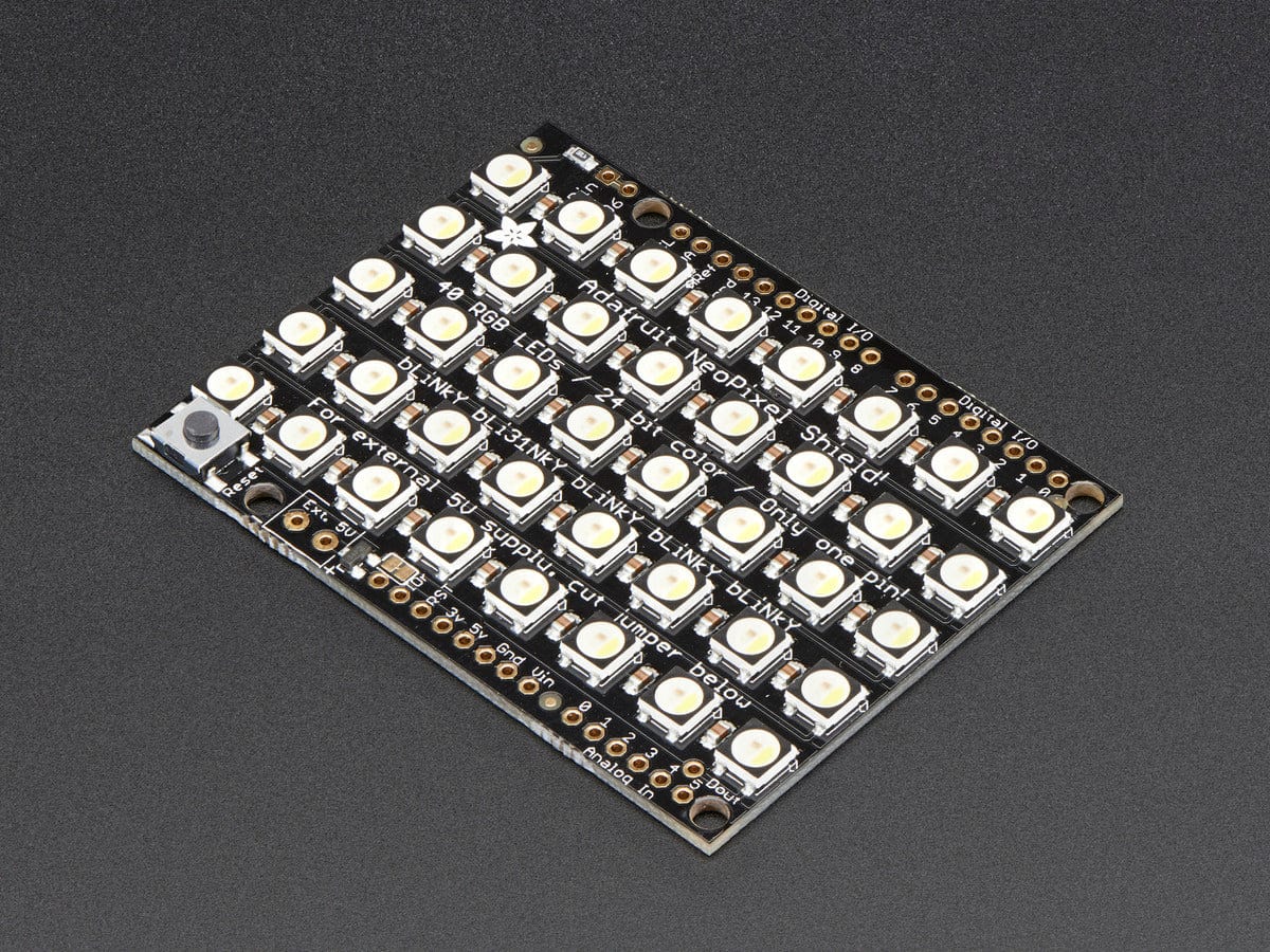 Adafruit NeoPixel Shield - 40 RGBW - Natural White - The Pi Hut