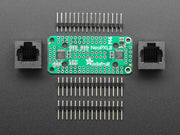 Adafruit NeoPXL8 FeatherWing for Feather M4 - 8 x DMA NeoPixels! - The Pi Hut