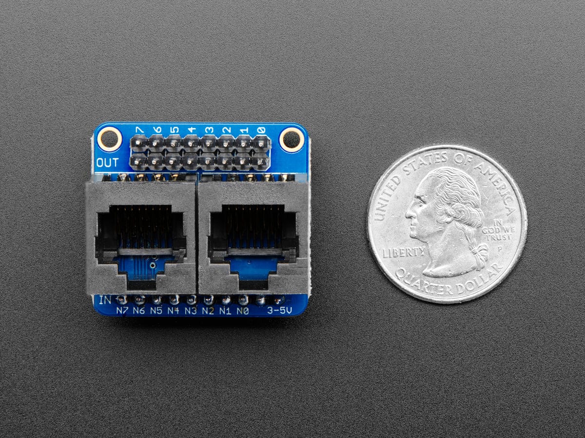 Adafruit NeoPXL8 Friend - 8 x Strands NeoPixel Level Shifter - The Pi Hut