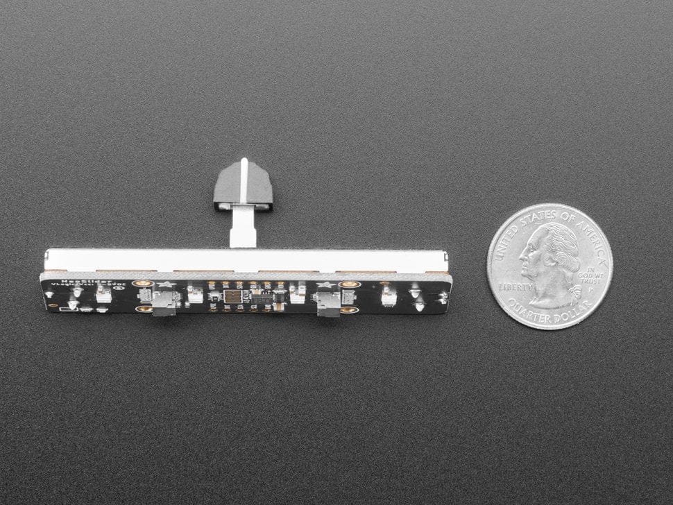 Adafruit NeoSlider I2C QT Slide Potentiometer with 4 NeoPixels - STEMMA QT / Qwiic - The Pi Hut