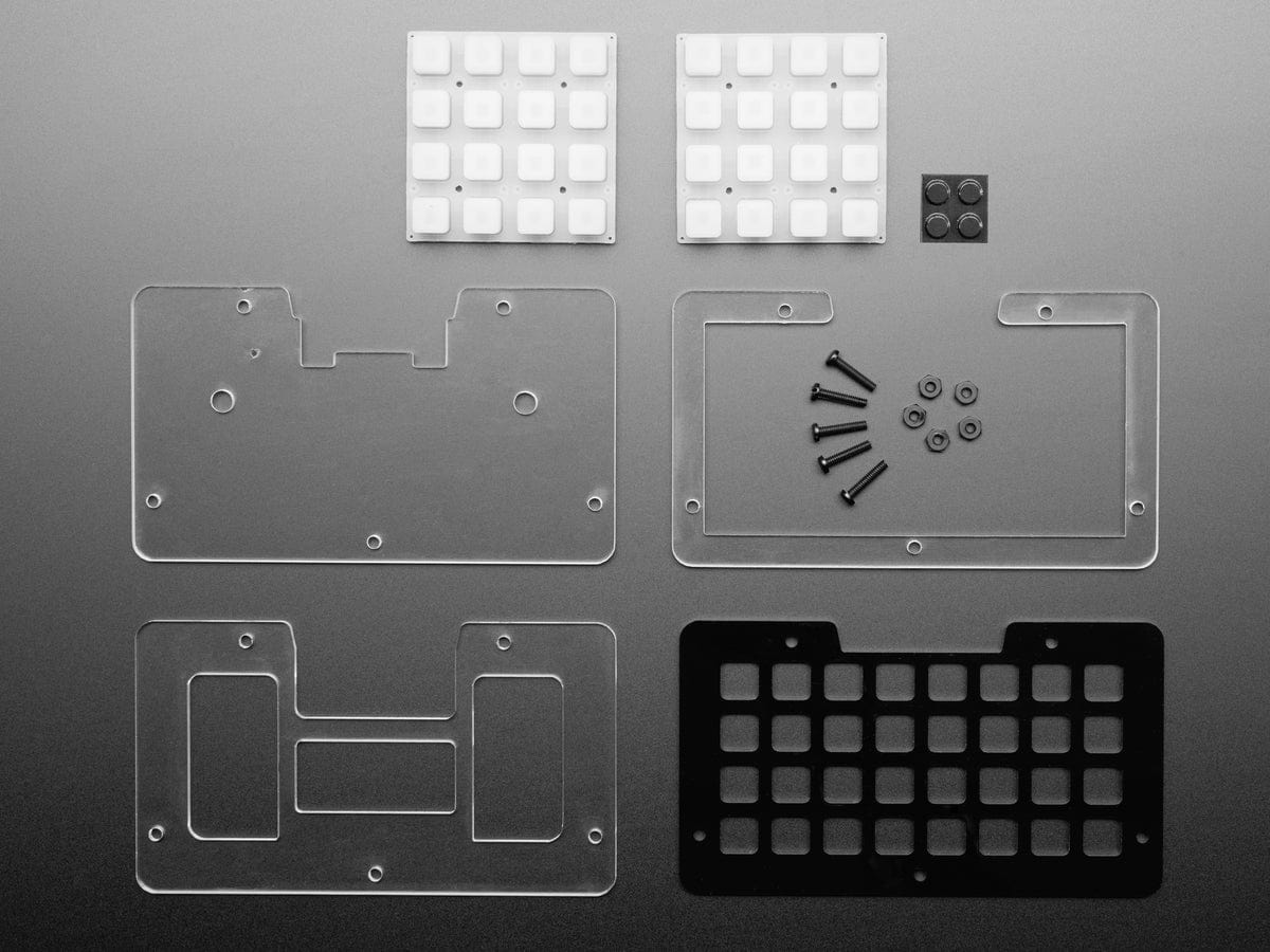 Adafruit NeoTrellis M4 with Enclosure and Buttons Kit Pack - The Pi Hut