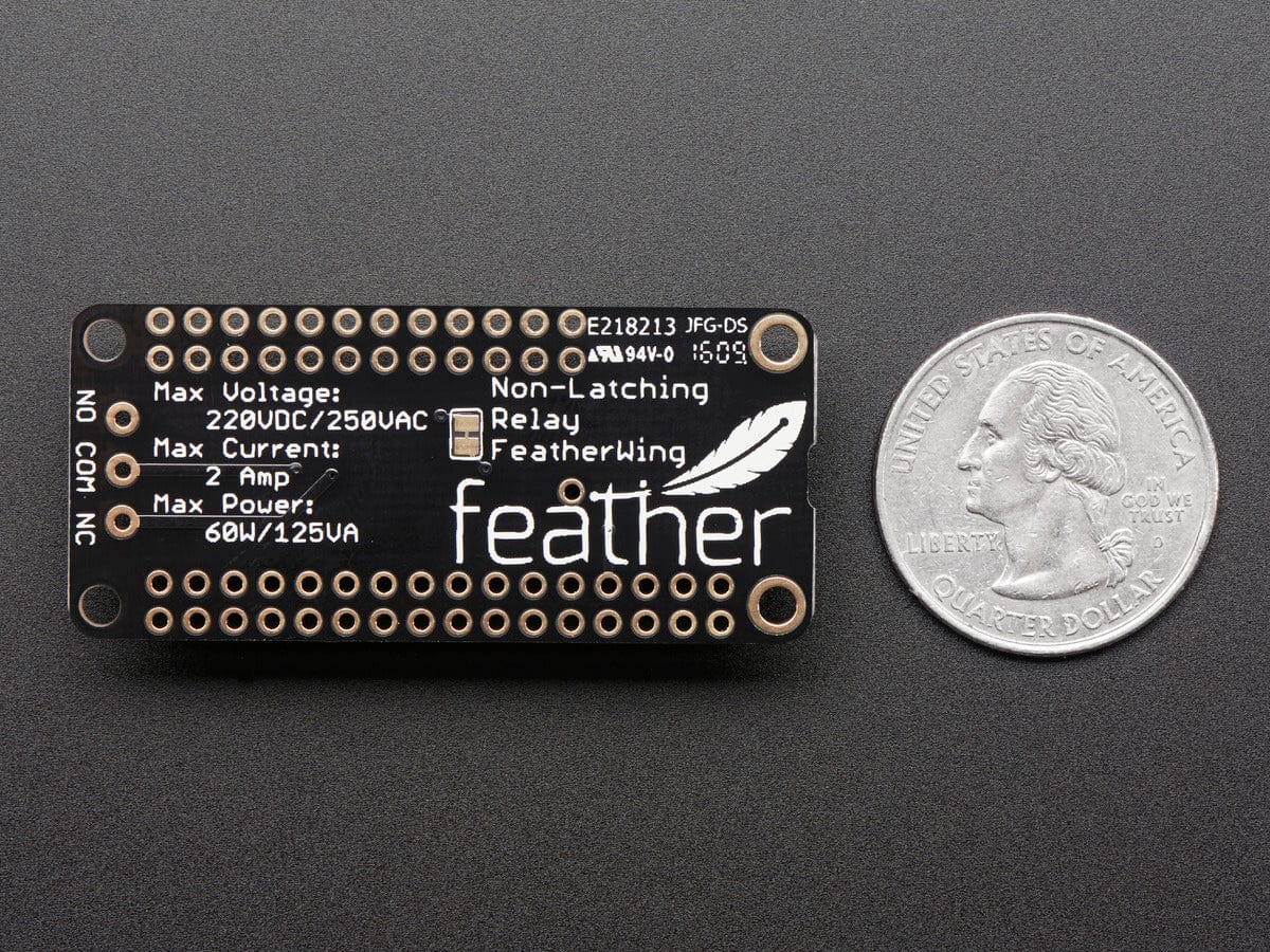 Adafruit Non-Latching Mini Relay FeatherWing - The Pi Hut