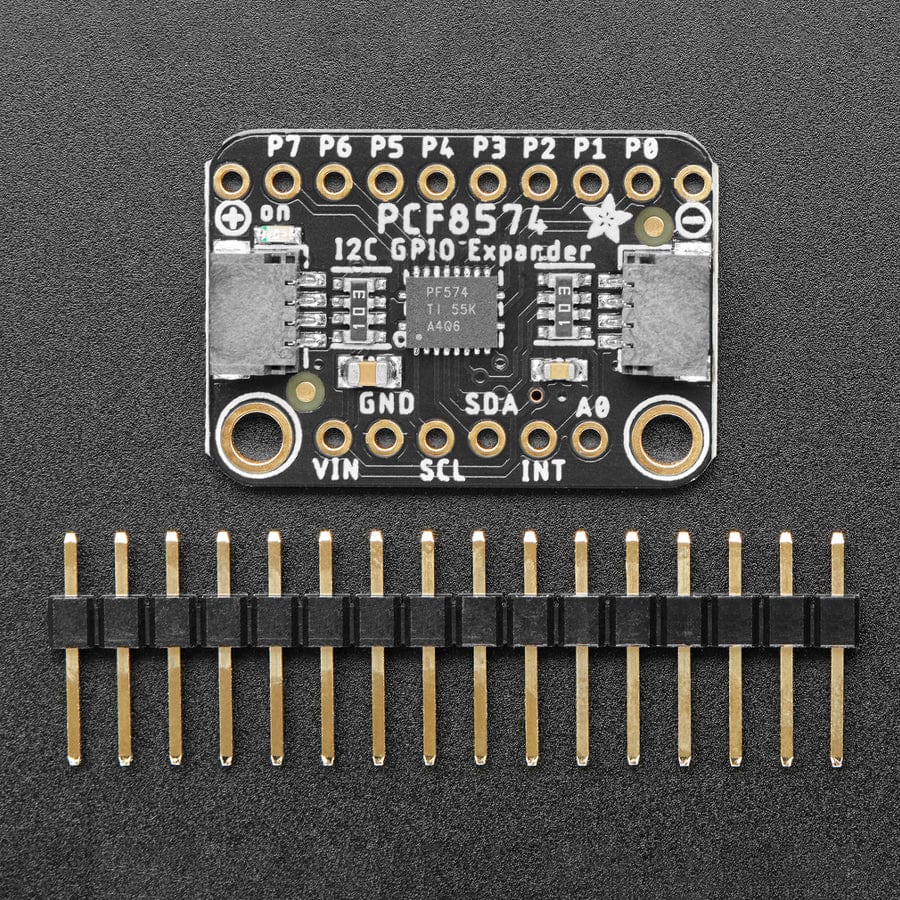 Adafruit PCF8574 I2C GPIO Expander Breakout - STEMMA QT / Qwiic - The Pi Hut