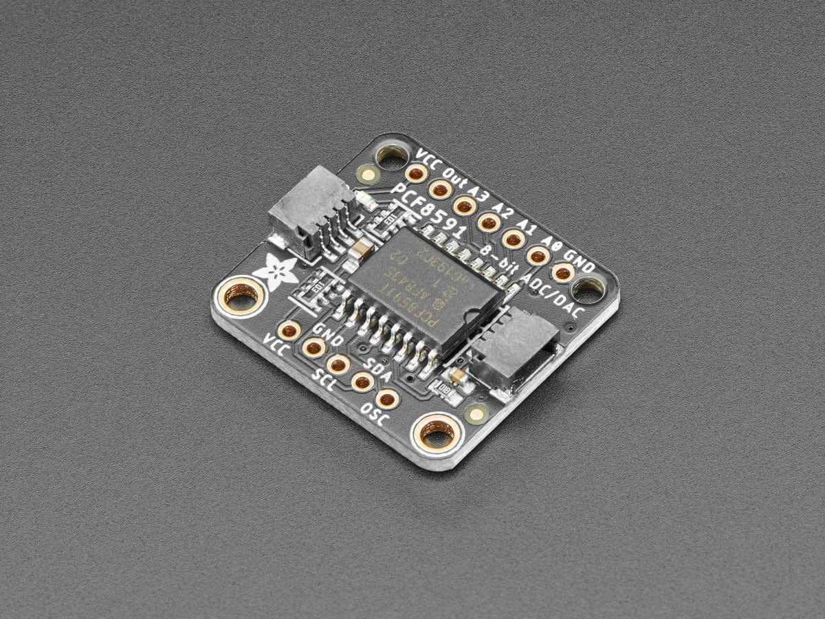 Adafruit PCF8591 Quad 8-bit ADC + 8-bit DAC - STEMMA QT / Qwiic - The Pi Hut