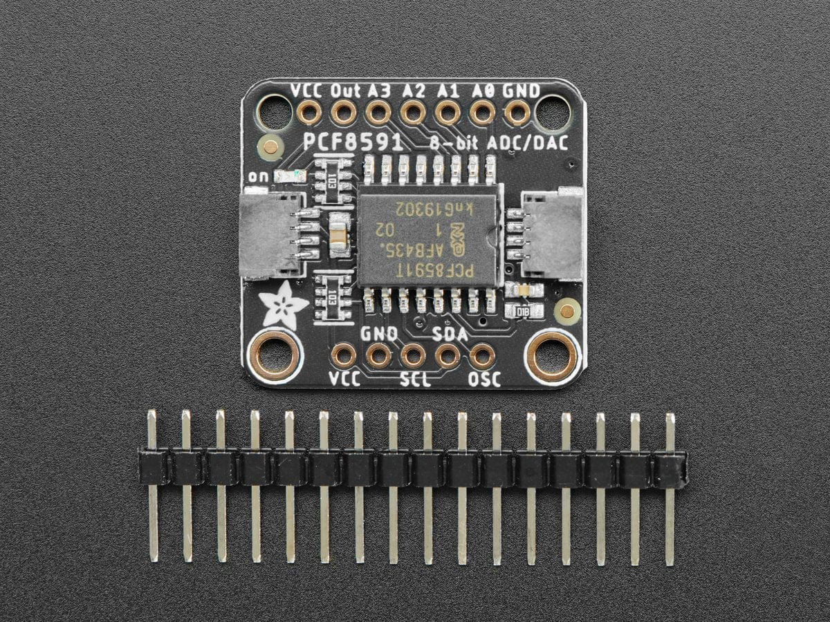 Adafruit PCF8591 Quad 8-bit ADC + 8-bit DAC - STEMMA QT / Qwiic - The Pi Hut