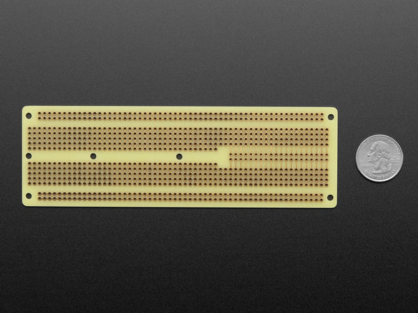 Full-Sized FR-4 Breadboard PCB For Soldering & Prototyping - Compatible With Arduino
