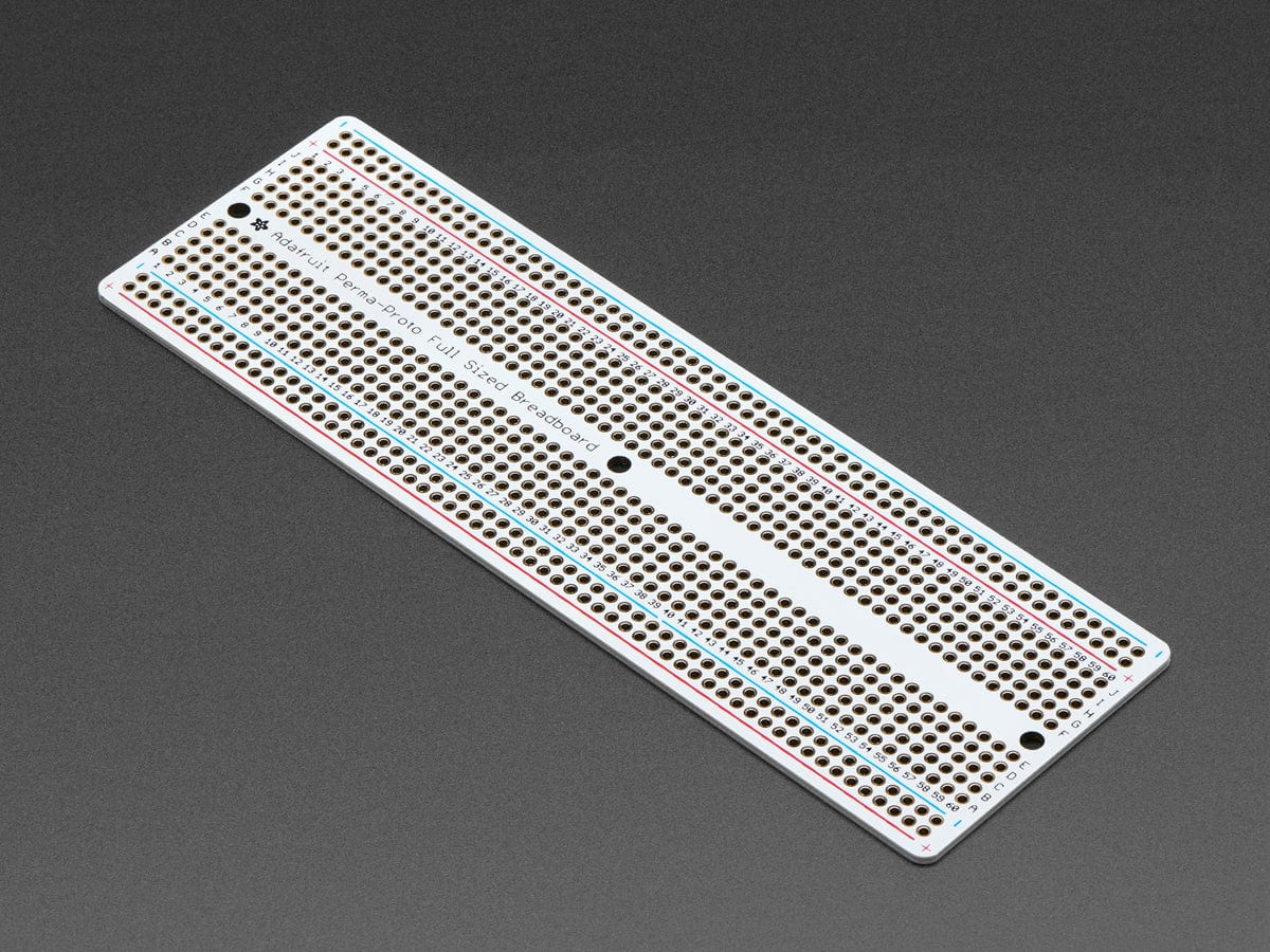 Adafruit Perma-Proto Full-sized Breadboard PCB - 3 Pack! - The Pi Hut