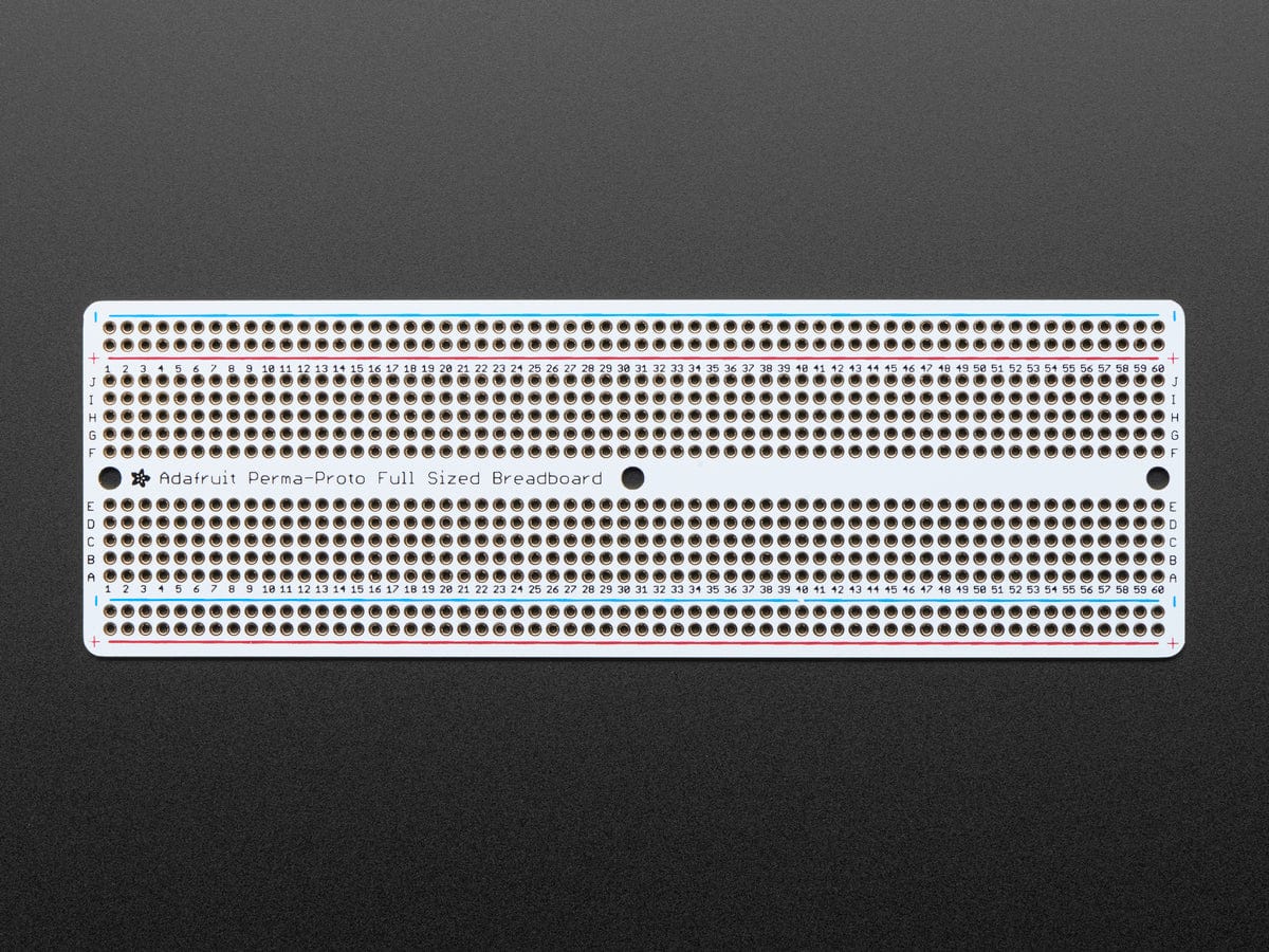 Adafruit Perma-Proto Full-sized Breadboard PCB - 3 Pack! - The Pi Hut