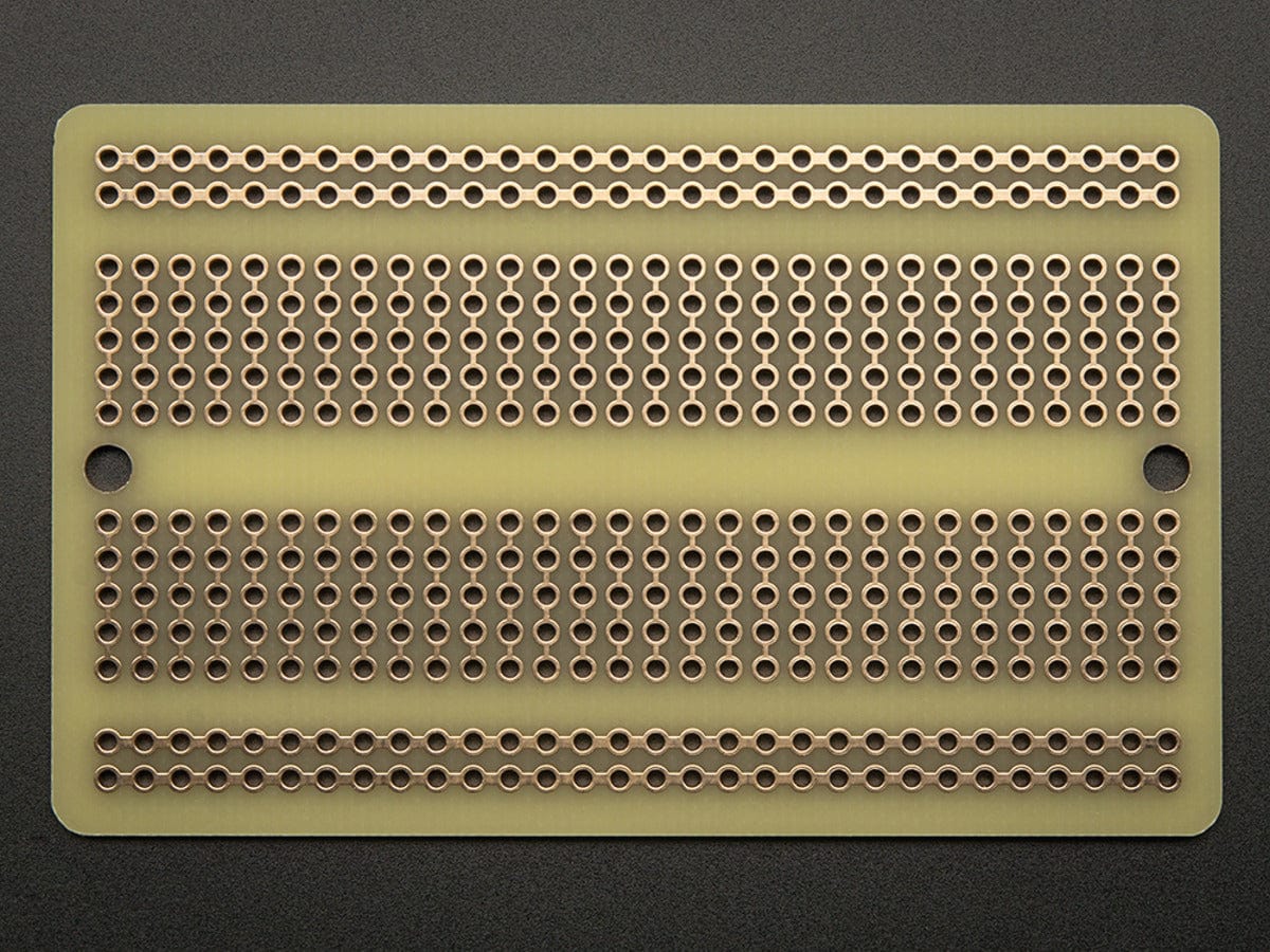 Adafruit Perma-Proto Half-sized Breadboard PCB - 3 Pack! - The Pi Hut