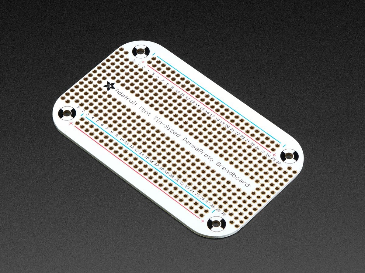 Adafruit Perma-Proto Mint Tin Size Breadboard PCB - The Pi Hut