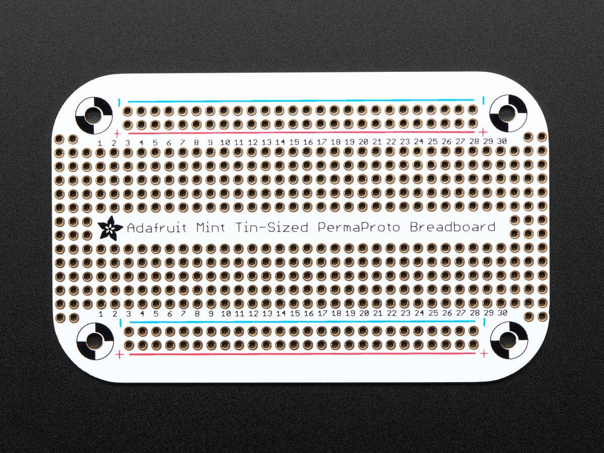 Adafruit Perma-Proto Mint Tin Size Breadboard PCB - The Pi Hut