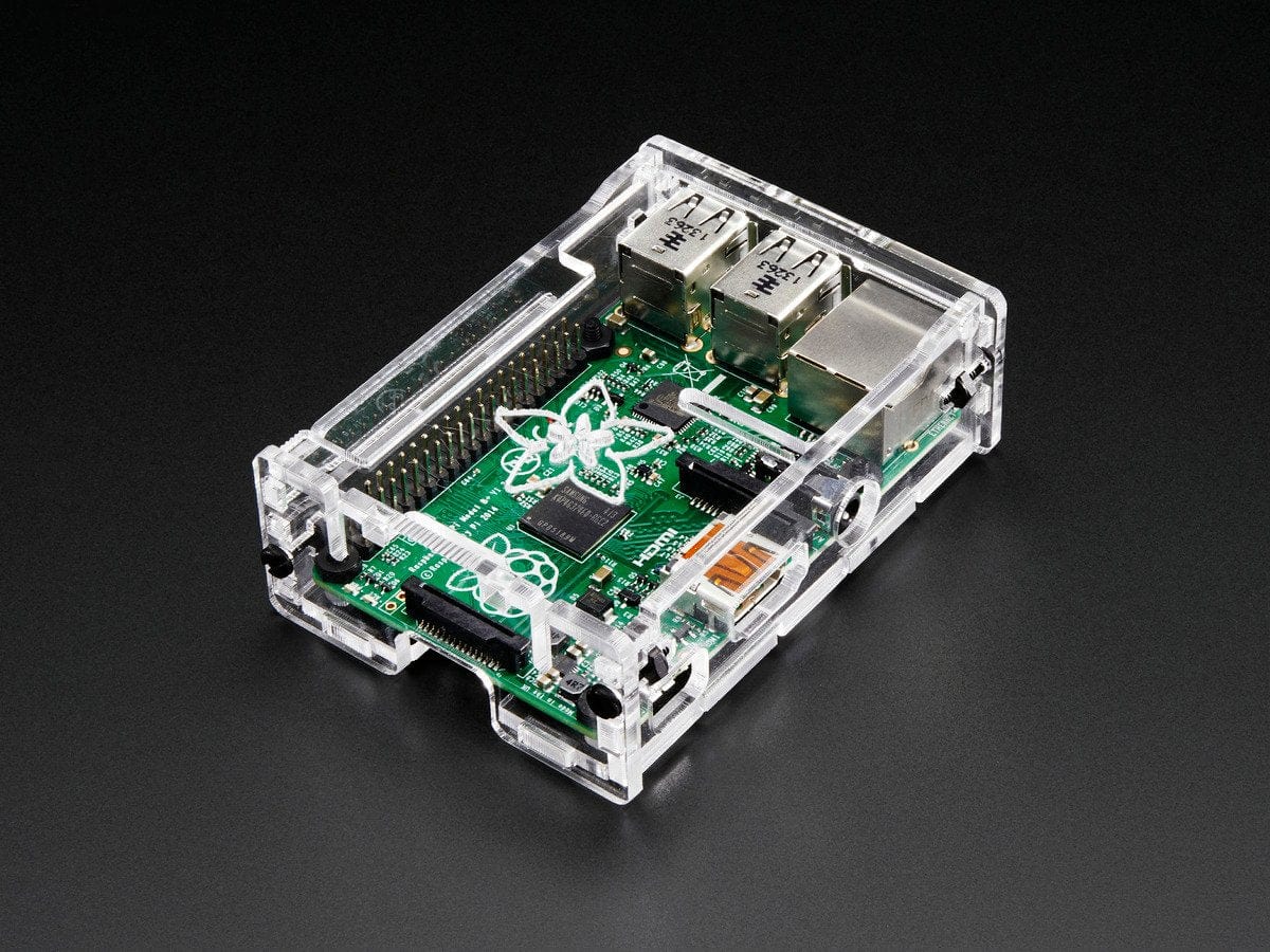 Adafruit Pi Box Plus -  Enclosure for RasPi Model B+/Pi 2/ Pi 3 - The Pi Hut