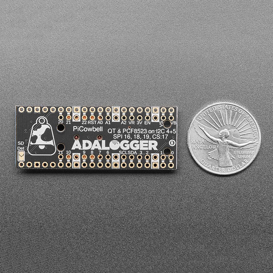 Adafruit PiCowbell Adalogger for Pico - MicroSD, RTC & STEMMA QT - The Pi Hut