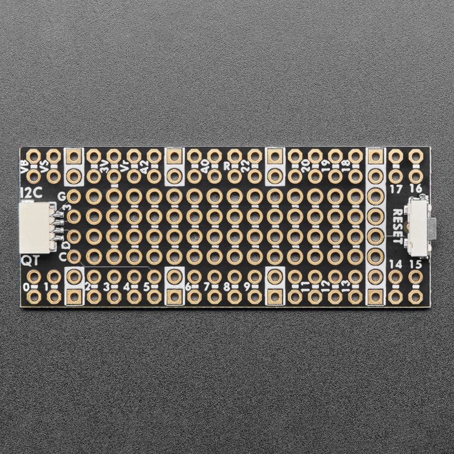 Adafruit PiCowbell Proto for Pico - Reset Button & STEMMA QT - The Pi Hut