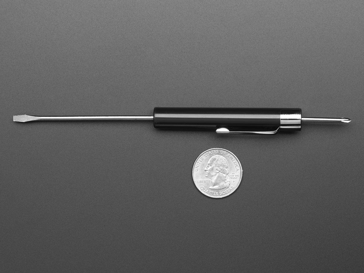 Adafruit Pocket Screwdriver - Black - The Pi Hut