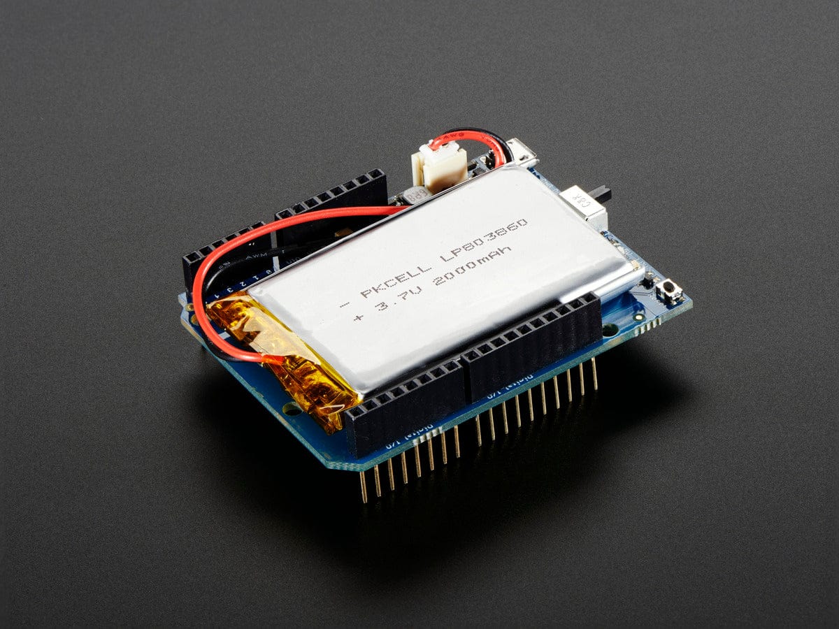 Adafruit PowerBoost 500 Shield - Rechargeable 5V Power Shield - The Pi Hut