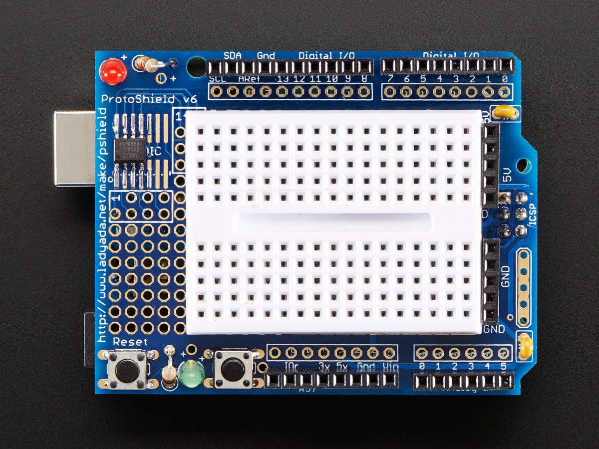 Adafruit Proto Shield for Arduino Unassembled Kit - Stackable - The Pi Hut