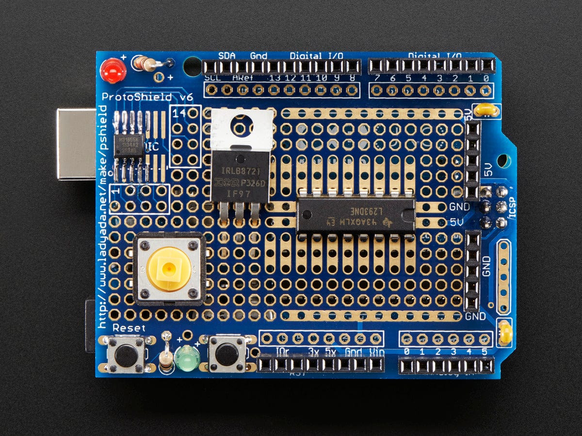 Adafruit Proto Shield for Arduino Unassembled Kit - Stackable - The Pi Hut