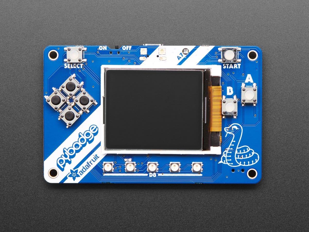 Adafruit PyBadge for MakeCode Arcade, CircuitPython, or Arduino - The Pi Hut