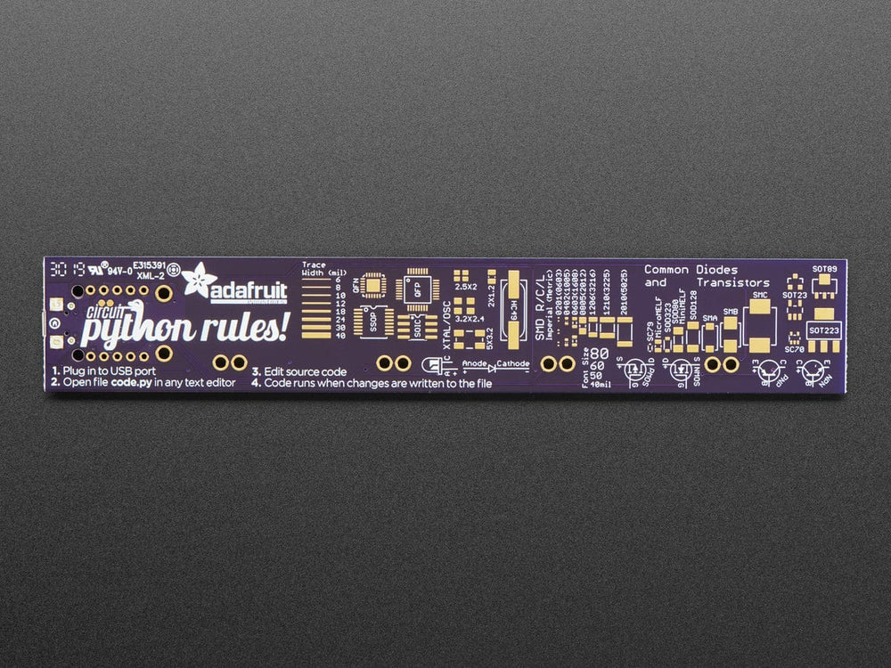Adafruit PyRuler - Engineer Reference Ruler with CircuitPython - The Pi Hut