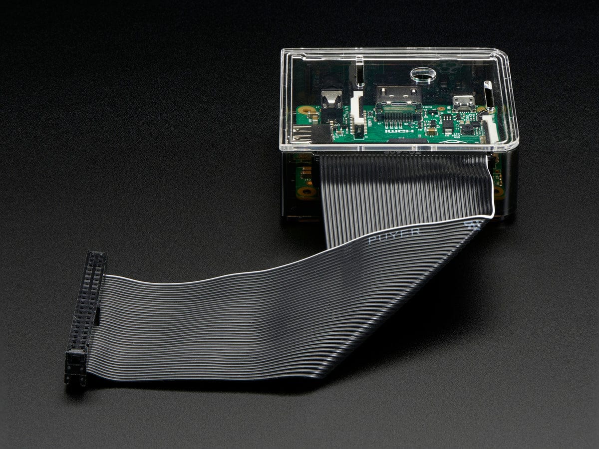 Adafruit Raspberry Pi A+ Case - Smoke Base w/ Clear Top - The Pi Hut