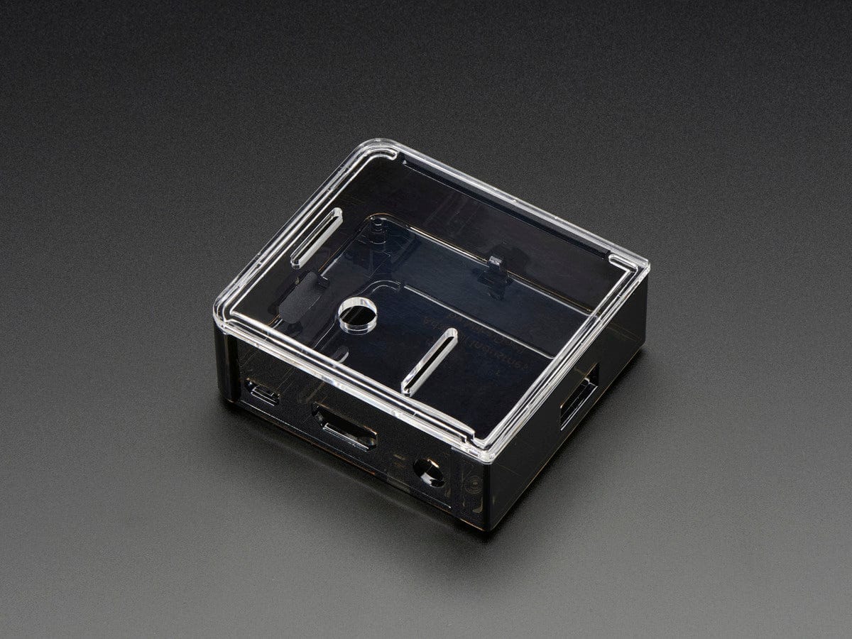 Adafruit Raspberry Pi A+ Case - Smoke Base w/ Clear Top - The Pi Hut