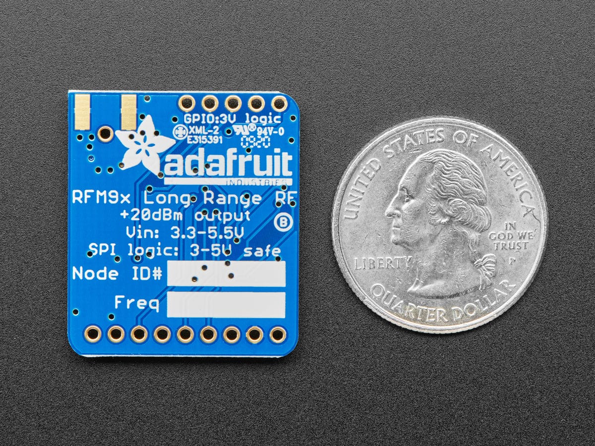 Adafruit RFM96W LoRa Radio Transceiver Breakout - 433 MHz - The Pi Hut