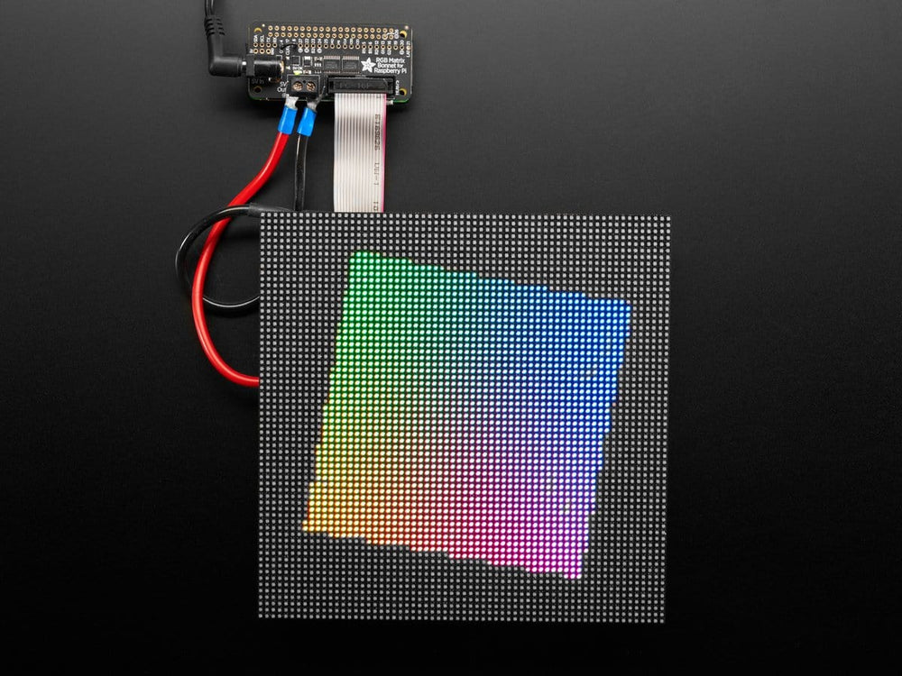 Adafruit RGB Matrix Bonnet for Raspberry Pi - The Pi Hut