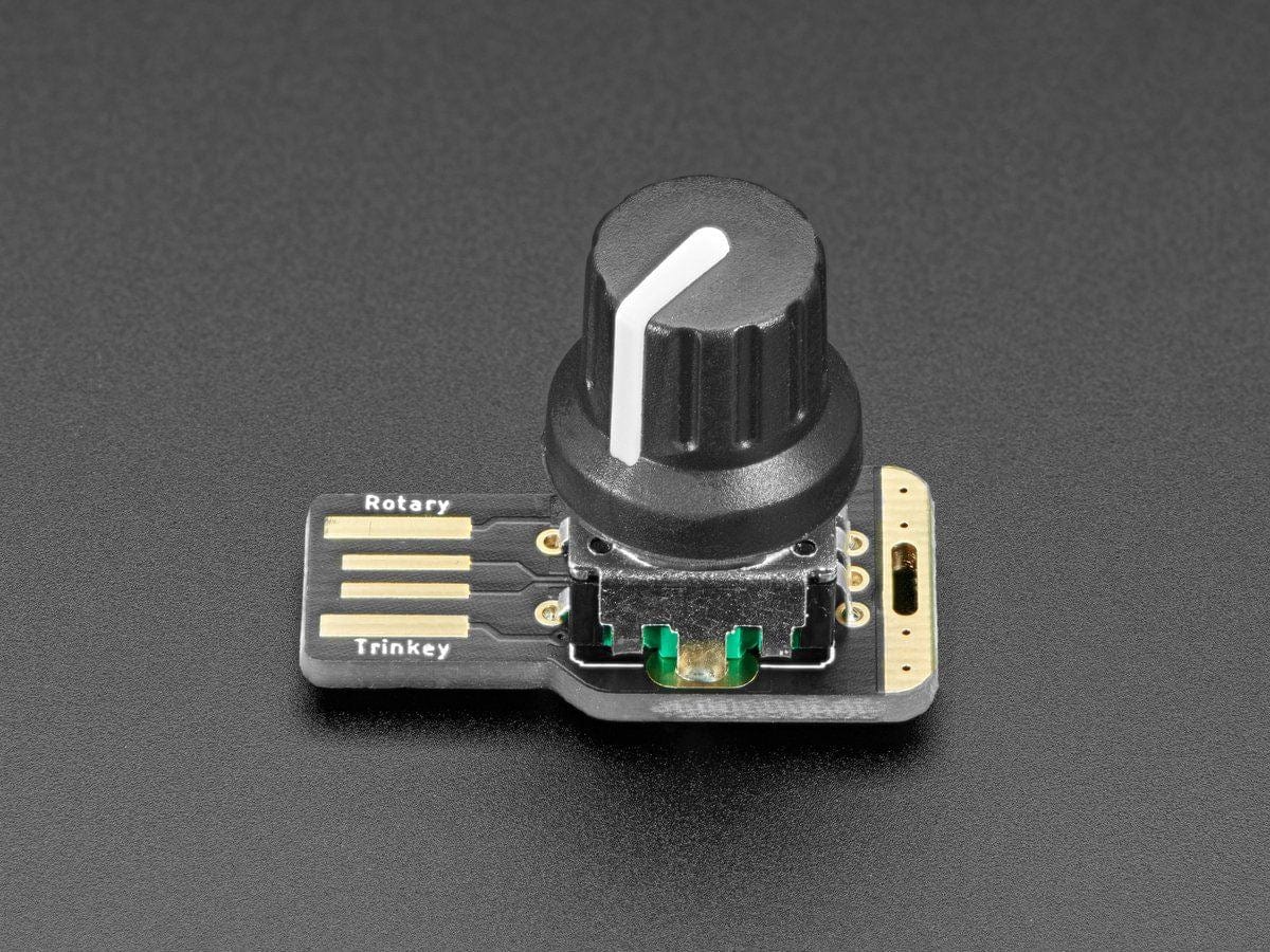 Adafruit Rotary Trinkey - USB NeoPixel Rotary Encoder - The Pi Hut