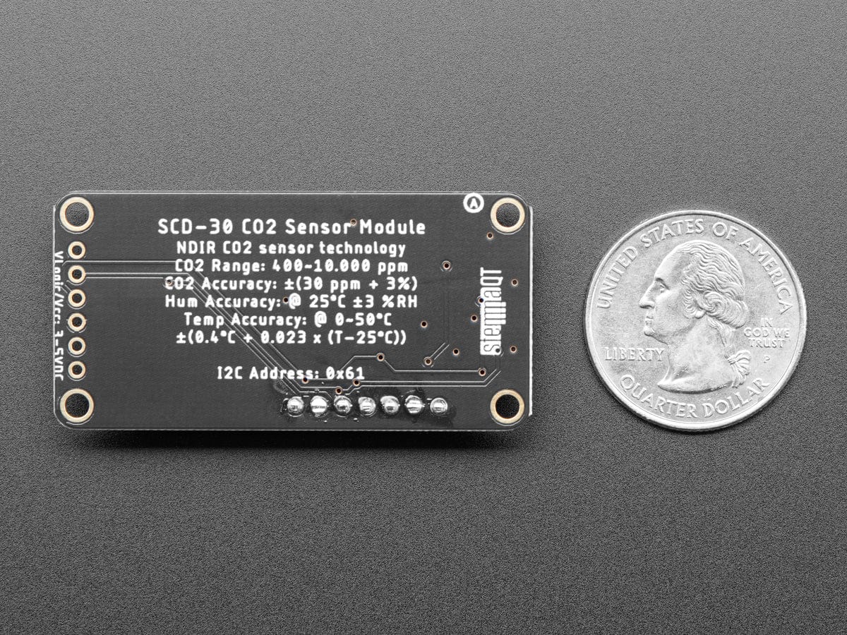 Adafruit SCD-30 - NDIR CO2 Temperature and Humidity Sensor - The Pi Hut