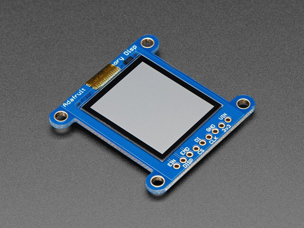 Adafruit SHARP Memory Display Breakout - 1.3" 168x144 Monochrome - The Pi Hut