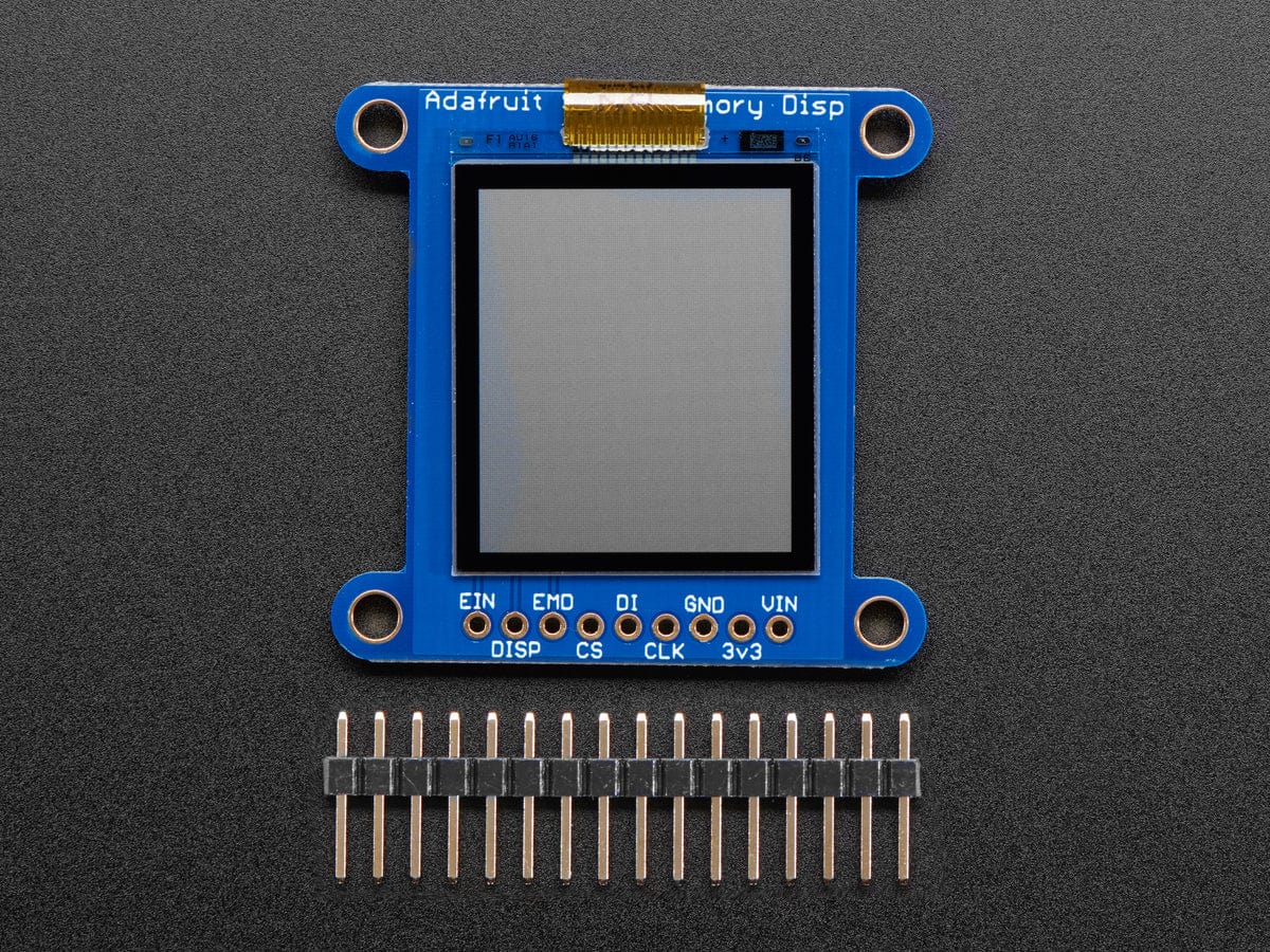 Adafruit SHARP Memory Display Breakout - 1.3" 168x144 Monochrome - The Pi Hut